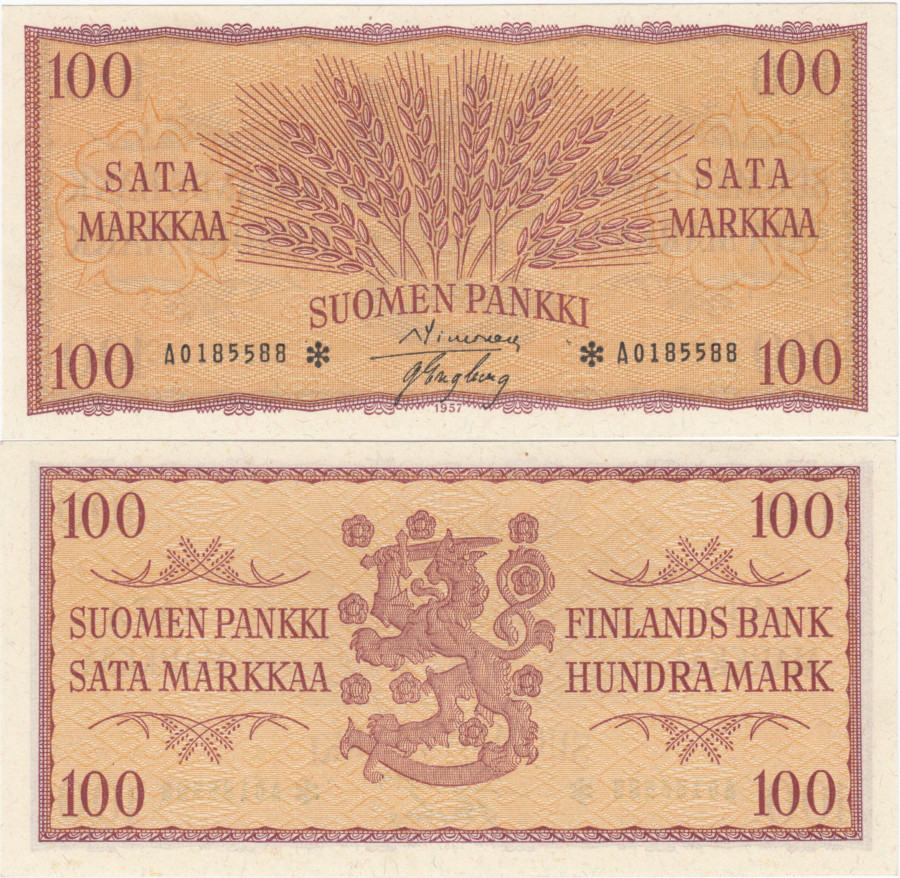 100 Markkaa 1957 A0185588*